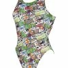Maillot De Bain Arena Summer Comics -magasin de vélo 001741 661 w summer comics swim tech one piece l 001 fl s