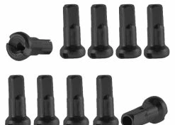 Acier Inoxydable 10x ECROU DE RAYON NOIR 14G VELO CYCLE VTT VTC ROUTE VILLE
