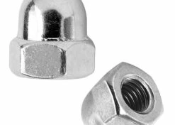 Acier Chromé 2x ECROU BORGNE DE FIXATION AXE ROUE MOYEU AVANT ARRIERE M4 M5 M6 M8 M9x1 M10 M10x1 5/16" 3/8" VELO VTT VTC VILLE ROUTE