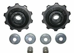 Plastique 2x GALET SHIMANO Ø38MM 10 DENTS COMPATIBLE DERAILLEUR 6-8 VITESSES TY05-30 VELO