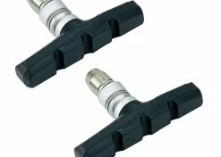 Elastomère 2x PATIN DE FREIN 60MM A VISSER POUR JANTE ALUMINIUM V-BRAKE VELO CYCLE