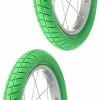 Caoutchouc 2x Pneu Vert 14 X 2.00" (50-254) Lisse ORTEM VENOM Vélo Enfant Junior Mixte Route Chemin -magasin de vélo 2x pneu vert 14 x 200 50 254 lisse ortem venom velo enfant junior mixte route chemin
