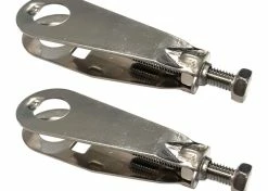 Acier Chromé 2x Tendeur De Chaine M5 Vélo Hollandais Batavus 55mm Ajusteur Tension à Vis épaisseur Cadre 8mm