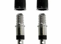 2x VALVE DUNLOP EXPRESS OBUS HOLLANDAIS CAPUCHON ANTI-POUSSIERE MONTAGE ROUE JANTE VELO CYCLE