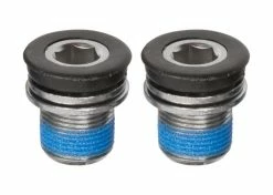 2x VIS DE SERRAGE MANIVELLE M15x100 BOITIER PEDALIER TYPE ISIS BOSCH VELO VTT VILLE ROUTE