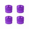4x CAPUCHON DE VALVE SCHRADER ALUMINIUM VIOLET ANTI-POUSSIERE ROUE JANTE -magasin de vélo 4x capuchon de valve schrader aluminium violet anti poussiere roue jante
