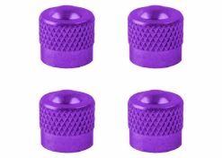 4x CAPUCHON DE VALVE SCHRADER ALUMINIUM VIOLET ANTI-POUSSIERE ROUE JANTE