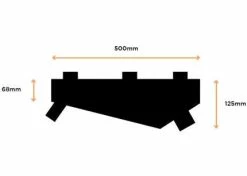 Sacoche De Cadre Restrap Frame Bag - Taille L - 4,5L -magasin de vélo Restrap Frame bag Large Handlebar Bags Black 2017 RS FBG LRG BLK 5