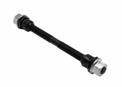 Acier Galvanisé AXE DE Roue Velo Universel 9x141 MM MOYEU Avant Plein VTT Route BMX Fixie SINGLESPEED Argent Vintage Ancien ECROU 9MM 141MM