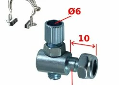 BARILLET DE REGLAGE FREIN M6 D2.6MM D6MM BUTEE VIS ECROU VELO VILLE VINTAGE