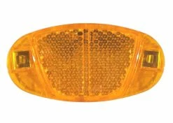 Plastique Catadioptre De Roue 72x36mm