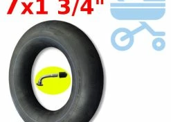 Butyle Chambre à Air 7" VALVE SCHRADER COUDÉE 90°