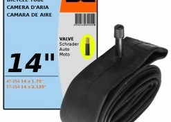 Butyle CHAMBRE A AIR VELO 14 X 1,75-2,125" (47/57-254) VALVE SCHRADER 35MM VTT ROUTE