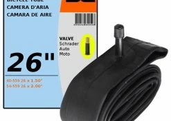 Butyle CHAMBRE A AIR VELO 26 X 1,50-2,00" (40/54-559) VALVE SCHRADER 35MM VTT ROUTE