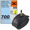 Elastomère CHAMBRE A AIR VELO 700x25C 28C (25/28-622) VALVE PRESTA 40MM ROUTE COURSE -magasin de vélo chambre a air velo 700x25c 28c 2528 622 valve presta 40mm route course
