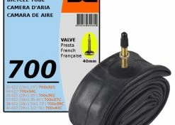 Butyle CHAMBRE A AIR VELO 700x32C 40C (32/40-622) VALVE PRESTA 40MM VTC ROUTE VILLE