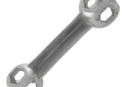 Acier Galvanisé Clé Hexagonale 10 Tailles 6 à 15mm