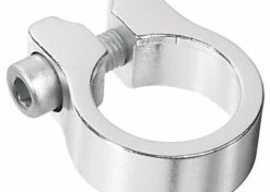 Aluminium COLLIER SERRAGE TIGE DE SELLE ATTACHE ARGENT NOIR Ø28.6 Ø31.8 Ø34.9MM VELO CYCLE -magasin de vélo collier serrage tige de selle attache argent noir o286 o318 o349mm velo cycle 2