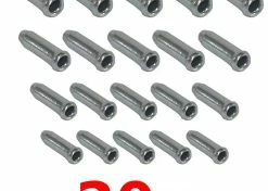 Aluminium Embouts De Câble Frein Et Dérailleur (kit De 20)