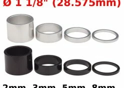 Aluminium Entretoise Direction Diamètre 1" Et 1 1/8"