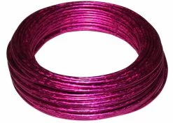 Plastique, Acier Et Insert Téflon Gaine De Frein Vélo Au Mètre Rose Laser Irisé Avec Insert Téflon Cycle Vtt Ville Route Vintage