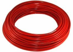 Plastique, Acier Et Insert Téflon Gaine De Frein Vélo Au Mètre Rouge Avec Insert Téflon Cycle Vtt Ville Route Vintage