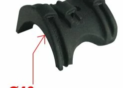 Nylon Guide Câble Triple 40mm à Visser