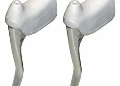 Aluminium KIT LEVIER DE FREIN ET REPOSE MAIN PAIRE COCOTTE VINTAGE VELO COURSE 22.2MM ALU -magasin de vélo kit levier de frein et repose main paire cocotte vintage velo course 222mm alu 2