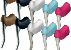 Aluminium KIT LEVIER DE FREIN ET REPOSE MAIN PAIRE COCOTTE VINTAGE VELO COURSE 22.2MM ALU