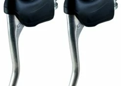 Aluminium KIT LEVIER DE FREIN ET REPOSE MAIN PAIRE COCOTTE VINTAGE VELO COURSE 22.2MM ALU -magasin de vélo kit levier de frein et repose main paire cocotte vintage velo course 222mm alu 3