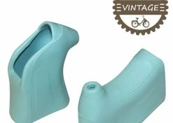 Aluminium KIT LEVIER DE FREIN ET REPOSE MAIN PAIRE COCOTTE VINTAGE VELO COURSE 22.2MM ALU -magasin de vélo kit levier de frein et repose main paire cocotte vintage velo course 222mm alu 9