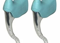 Aluminium KIT LEVIER DE FREIN PERFORE ET REPOSE MAIN PAIRE COCOTTE VINTAGE VELO COURSE 22.2MM ALU -magasin de vélo kit levier de frein perfore et repose main paire cocotte vintage velo course 222mm alu 5