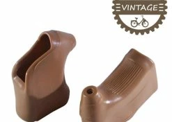 Aluminium KIT LEVIER DE FREIN PERFORE ET REPOSE MAIN PAIRE COCOTTE VINTAGE VELO COURSE 22.2MM ALU -magasin de vélo kit levier de frein perfore et repose main paire cocotte vintage velo course 222mm alu 8