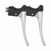 Aluminium Et Plastique (rigide) Leviers De Frein Course Noir 120 Mm -magasin de vélo leviers de frein course noir 120 mm