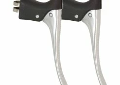 Aluminium Et Plastique (rigide) Leviers De Frein Course Noir 120 Mm