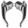 Levier De Frein Vélo Aluminium 22mm Perforé Tirage Haut Ville Route Vintage -magasin de vélo leviers de frein course perfore 120mm velo cycle route course vintage tirage haut