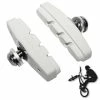 Elastomère Patins De Frein FIXIE BMX 50mm Blanc (paire) -magasin de vélo patins de frein fixie bmx 50mm blanc paire