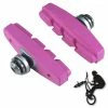 Elastomère Patins De Frein FIXIE BMX 50mm Rose (paire)