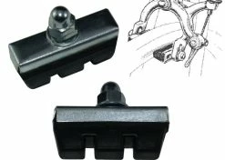 Elastomère Patins De Frein VILLE 40mm (paire)