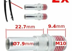 Acier Galvanisé Pivot M10 Pour étrier De Frein CANTILEVER