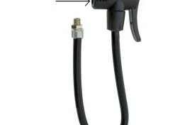 Plastique Raccord Double De Pompe à Pied Avec Flexible PRESTA SCHRADER