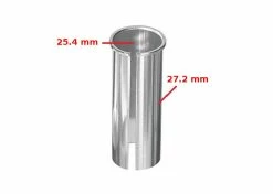 Aluminium Réducteur De Tige De Selle 25.4 Vers 27.2 Mm Adaptateur