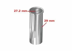 Aluminium Réducteur De Tige De Selle 27.2 Vers 29 Mm Adaptateur