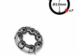 Acier Galvanisé Roulement Cage à Billes 13mm 20mm 7 Billes 3/16" Moyeu Avant Vélo Vtt Route 7 Acier Galvanisé Roulement Cage à Billes 13mm 20mm 7 Billes 3/16" Moyeu Avant Vélo Vtt Route -magasin de vélo roulement cage a billes 13mm 20mm 7 billes 316 moyeu avant velo vtt route 2