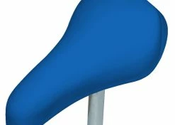 Plastique PP + Acier + Mousse Haute Densité ; Selle Vélo Bmx Enfant Bleu Confort Avec Tige 22mm Draisienne Universelle Femme