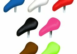 Plastique PP + Acier + Mousse Haute Densité ; Selle Vélo Bmx Enfant Marron Confort Avec Tige 22mm Draisienne Universelle Femme -magasin de vélo selle velo bmx enfant marron confort avec tige 22mm draisienne universelle femme 1