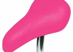 Plastique PP + Acier + Mousse Haute Densité ; Selle Vélo Bmx Enfant Rose Confort Avec Tige 22mm Draisienne Universelle Femme