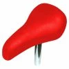Plastique PP + Acier + Mousse Haute Densité ; Selle Vélo Bmx Enfant Rouge Confort Avec Tige 22mm Draisienne Universelle Femme