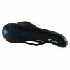 Plastique Selle Ville Homme GES SOFT GEL NOIR -magasin de vélo selle ville homme ges soft gel noir