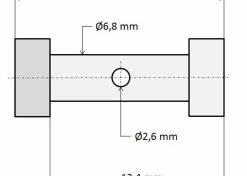 Acier Galvanisé SERRE CABLE FREIN ARRIERE PEUGEOT DIAMETRE 6.8mm LONGUEUR 13.5mm MOBYLETTE 103 AVANT CYCLOMOTEUR ORIGINE 5 Acier Galvanisé SERRE CABLE FREIN ARRIERE PEUGEOT DIAMETRE 6.8mm LONGUEUR 13.5mm MOBYLETTE 103 AVANT CYCLOMOTEUR ORIGINE -magasin de vélo serre cable frein arriere peugeot diametre 68mm longueur 135mm mobylette 103 avant cyclomoteur origine 1
